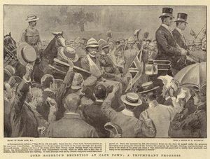 Lord Roberts mottakelse i Cape Town, en triumferende fremgang
